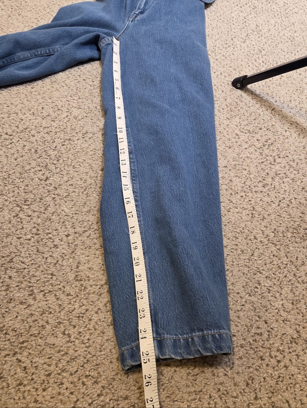 We The Free Hazel Jumpsuit Denim Blue Jean Jumper Open Back Sleeveless Small - Picture 9 of 12